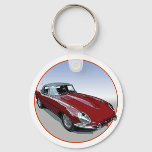 Porte-clés Red E Type Roadster