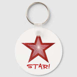 Porte-clés Red Star 'STAR' porte - clé blanc