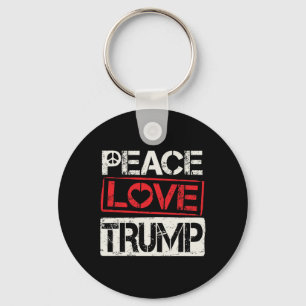 Porte-clés Réélection de Trump Paix Amour Trump 