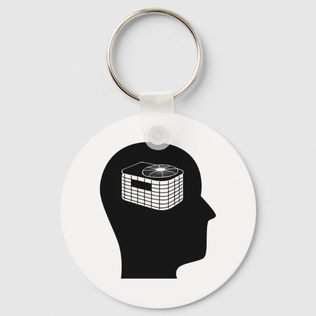 Porte-clés Réflexion sur HVAC (Recto)