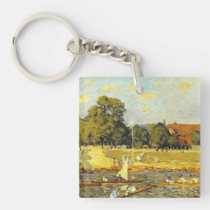 Porte-clés Regatta at Hampton Court Alfred Sisley Poster