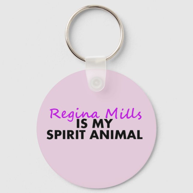 Porte-clés Regina est mon animal Spirit (Recto)