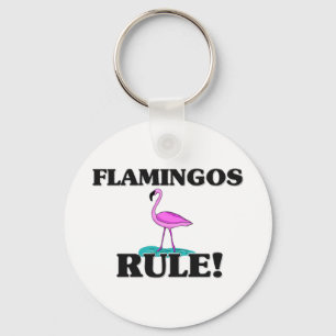 Porte-clés Règle de FLAMANTS ROSES !