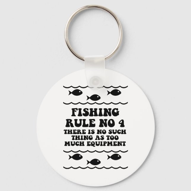 Porte-clés Règle de pêche no 4 (Recto)