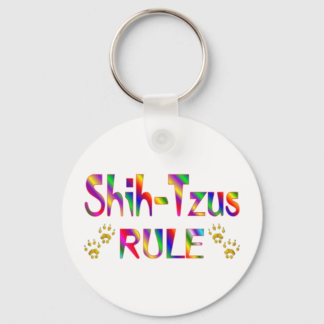 Porte-clés Règle Shih-Tzus (Recto)