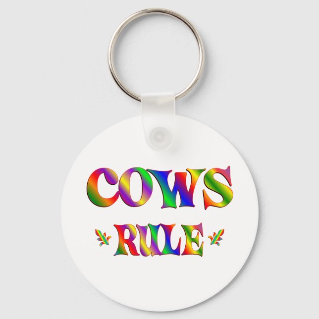 PORTE-CLÉS RÈGLE VACHES (Recto)