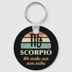 Porte-clés Règles drôles du zodiaque Scorpion