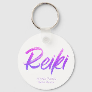Porte-clés *~* Reiki Energie Soins Iridescendance Moderne