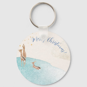 Porte-clés Reindee de vacances d'hiver