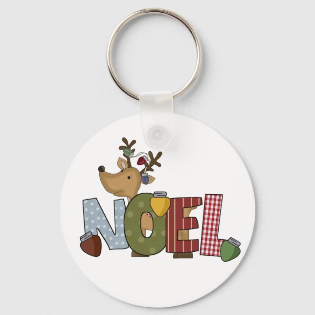 Porte-clés Reindeer Noel Tshirts et cadeaux de vacances (Recto)