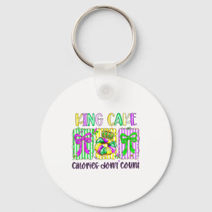 Porte-clés Reine de la galette des rois Mardi Gras Coquette F