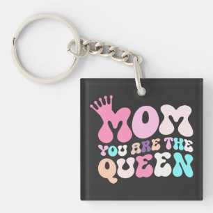 Porte-clés Reine de nos coeurs, Cadeau de la maternité, Fête
