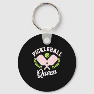 Porte-clés Reine de pickleball joueur de pickleball drôle