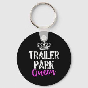 Porte-clés Reine de Trailer Park Drôle de Cadeau de Camping d