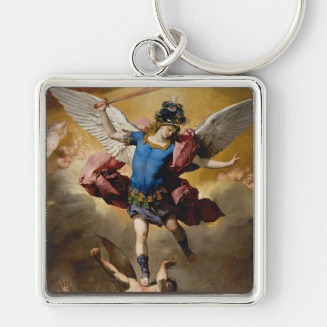 Porte-clés Religieux Saint Michel l'Archange (Devant)