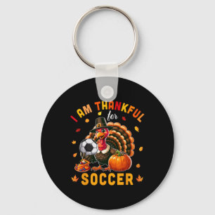 Porte-clés Remerciements Pour Le Football Thanksgiving Turkey