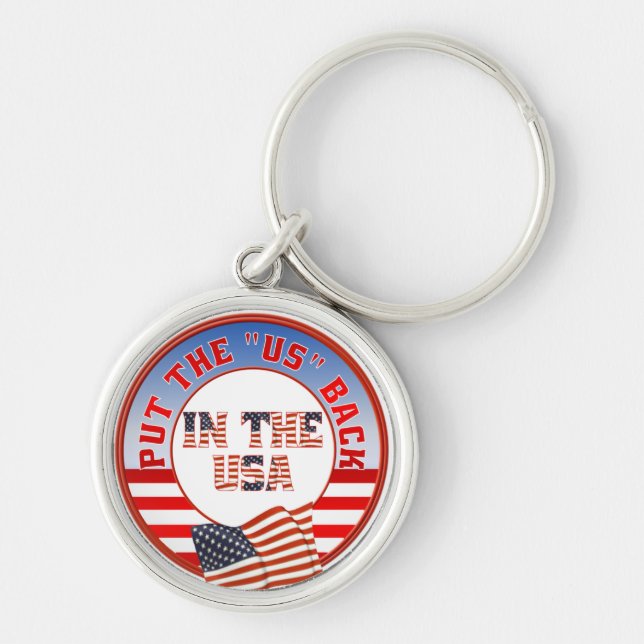 Porte-clés Remettez les USA dans le porte - clé des (Devant)