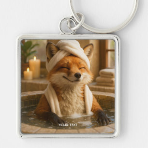 Porte-clés Renard Mignon Fantastique Au Spa