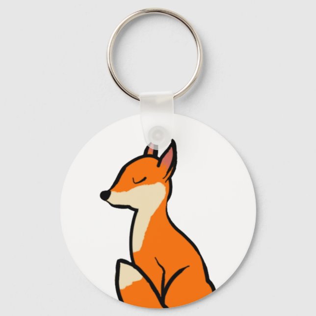 Porte-clés Renard personnalisable (Recto)