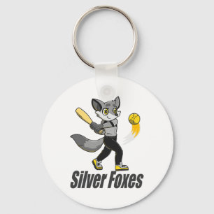 Porte-clés Renards Argentés Softll