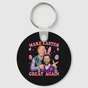 Porte-clés Rendre à Pâques sa grandeur Trump Vance Bunny Hunn