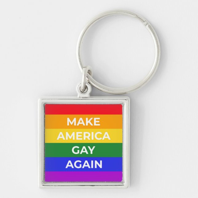 Porte-clés Rendre l'Amérique homosexuelle (Devant)