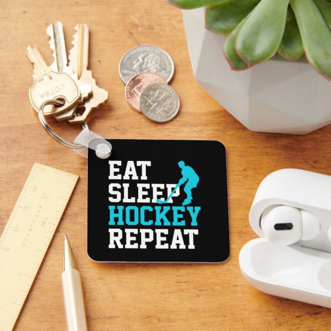 Porte-clés Répéter le hockey du sommeil (Bureau)