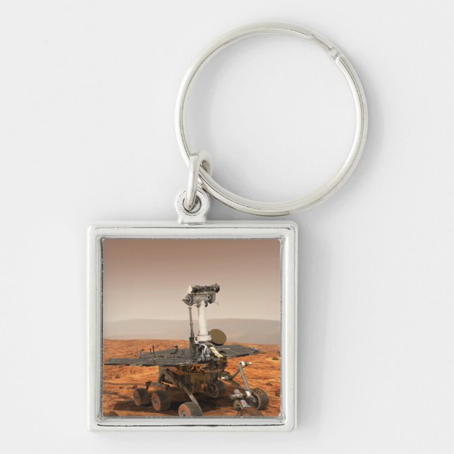 Porte-clés Représentation artistique de Mars Rover (Devant)