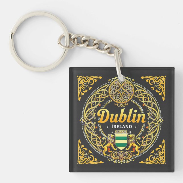 Porte-clés République d'Irlande de Dublin (Devant)