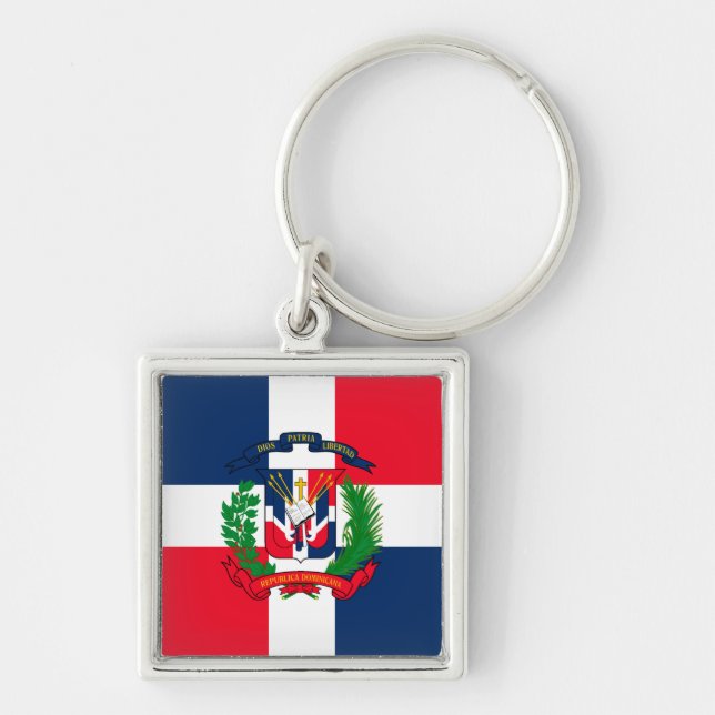 Porte-clés République dominicaine (Devant)