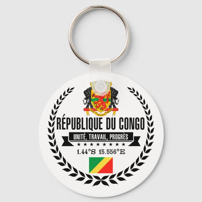 Porte-clés République du Congo (Recto)