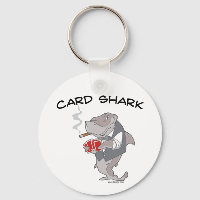 Porte-clés Requin carte (Recto)