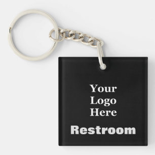 Porte-clés Réserver Black Votre Logo Ici