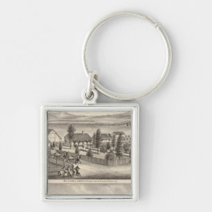 Porte-clés Résidences noires, néales, propriétés