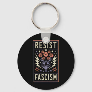 Porte-clés Résister à la protestation contre le fascisme Trum