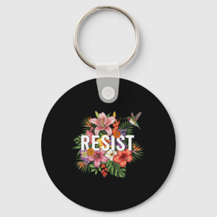 Porte-clés Résister Floral Feminist Hommes Femmes