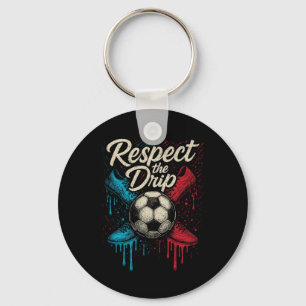 Porte-clés Respect The Drip Soccer Ll Chaussures Enfants Adol