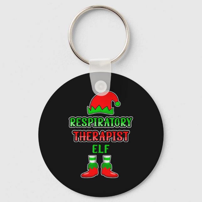 Porte-clés Resratory Therast Elf Resratory Therapy Christmas  (Recto)