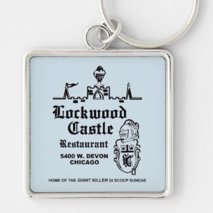 Porte-clés Restaurant de château de Lockwood, Chicago, IL