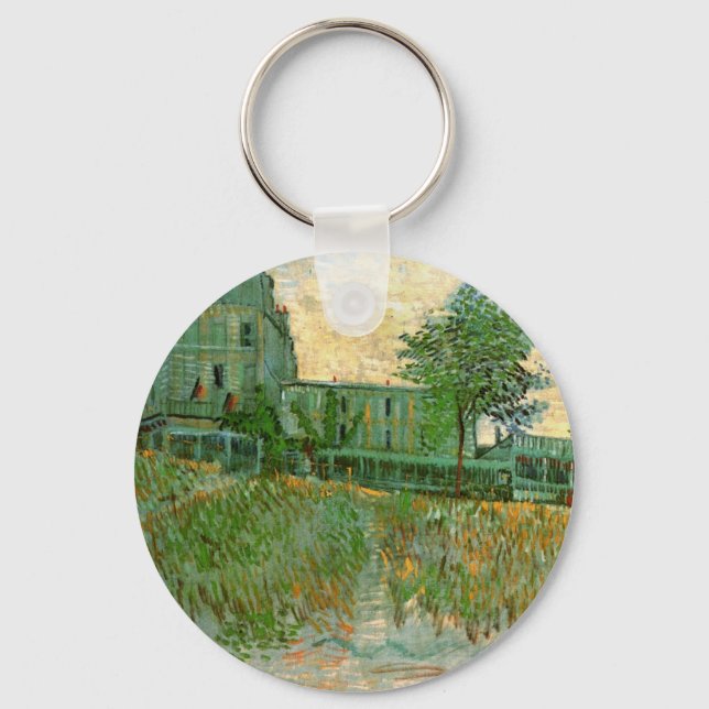Porte-clés Restaurant Sirene, Asnières par Vincent van Gogh (Recto)