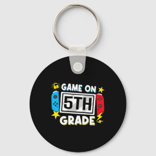 Porte-clés Retour à l'école jeu activé 5e année drôle gamer e