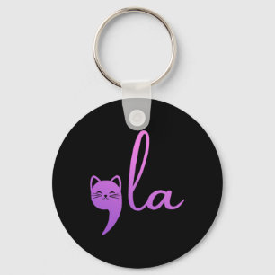 Porte-clés Retro Cat Comma La Kamala Harris Pour Président 20
