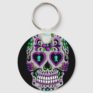 Porte-clés Retro Colorful Sugar Skull