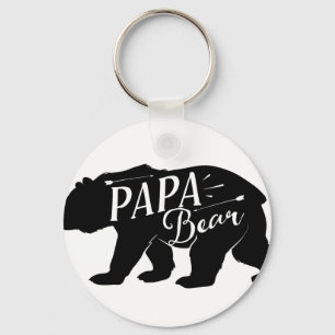 Porte-clés Rétro drôle d'ours de nouveauté de papa