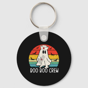 Porte-clés Retro Ghost Boo Boo Crew Femmes Infirmières Funny