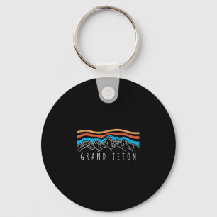 Porte-clés Rétro grand teton parc national wyoming vintage