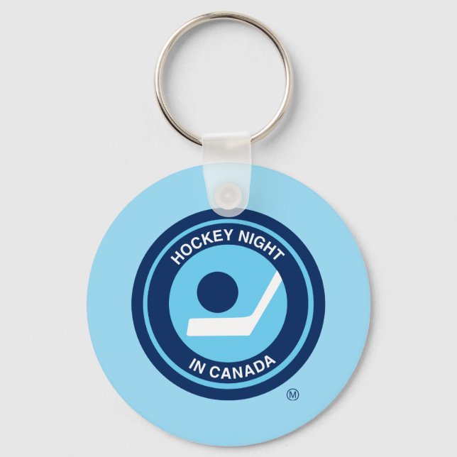 Porte-clés  Rétro logo de Hockey Night in Canada (Recto)