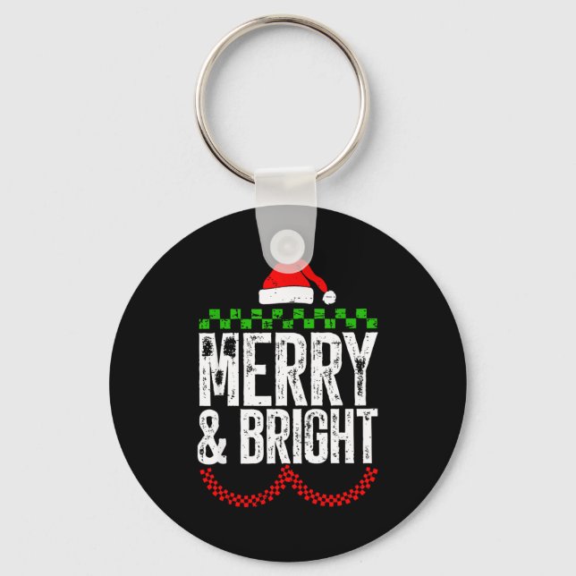 Porte-clés Retro Merry And Bright Moody And Uptight Couples C (Recto)