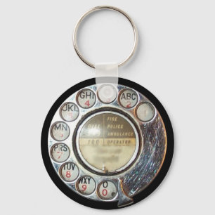 Porte-clés RETRO PHONE DIAL keychain