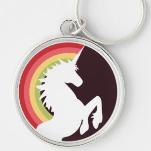 Porte-clés Retro Unicorn des années 80 et Porte - clé arc-e